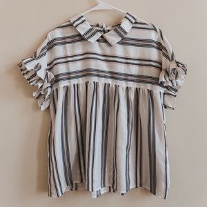 Listicle brand peplum blouse.